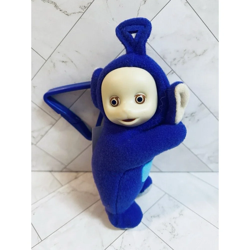 Vintage 2000 Ragdoll Productions Purple Teletubbies Backpack Clip Key Ring